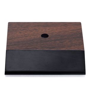 3-1/2 X 3 WALNUT PLASTIC BASE 