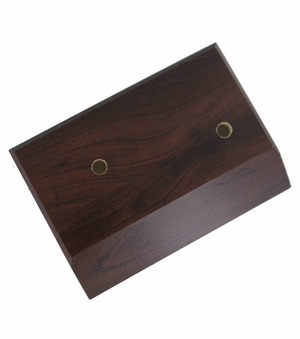 3-1/2 X 5-1/2 WALNUT FINISHED BASE