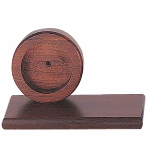 3-1/2 X 8 WALNUT DESK BASE