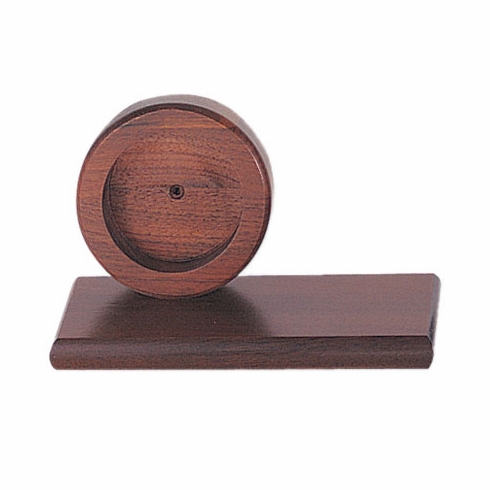 3-1/2 X 8 WALNUT DESK BASE