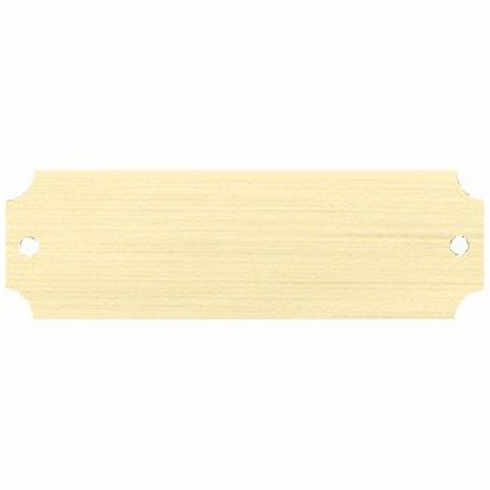 3-1/4" x 1" SATIN BRASS PERPETUAL PLATE 