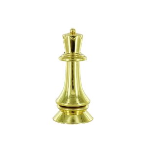 3 3/4 GOLD PLASTIC CHESS KING FIGURE