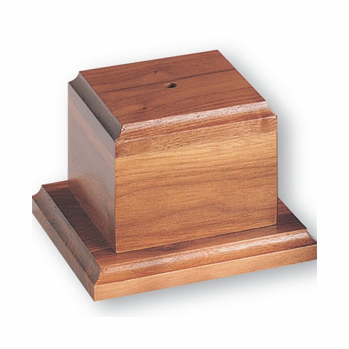 3-5/8 INCH GENUINE WALNUT TROPHY BASE