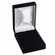 3-5/8 x 4-1/2 x 1-1/4 INCH BLACK VELOUR HINGE PRESENTATION BOX-HOLDS UP TO 2-7/8 INCH MEDAL