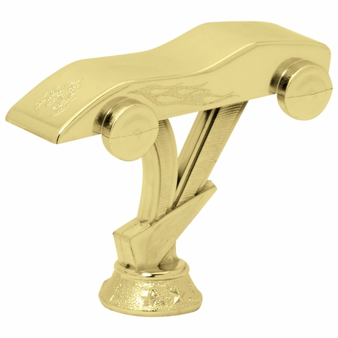 3 INCH GOLD PLASTIC PINEWOOD DERBY TROPHY FIGURE