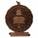 3 Inch Excellence Sculptured Medal in Bronze