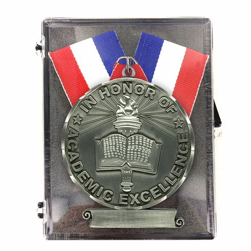 3 Inch Excellence Sculptured Medal in Silver