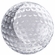 3 INCH OPTICAL CRYSTAL GOLF BALL PAPERWEIGHT