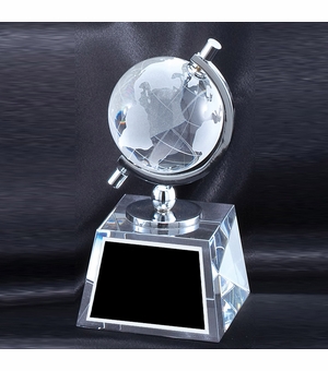 3 x 6 OPTICAL CRYSTAL SPINNING GLOBE TOWER 