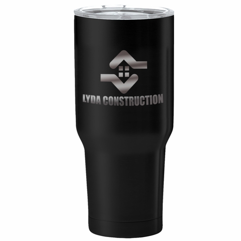 30 OUNCE THERMAL TUMBLER WITH BLACK MATTE FINISH