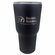 30 OZ. BLACK STAINLESS STEEL TRAVEL MUG