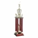 31, 34, 37 INCH FOUR COLUMN MOONBEAM TROPHY WITH CUP, EAGLE TRIMS AND TAKES FIGURE