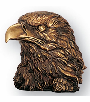 4-1/2 ANTIQUE BRASS EAGLE HEAD