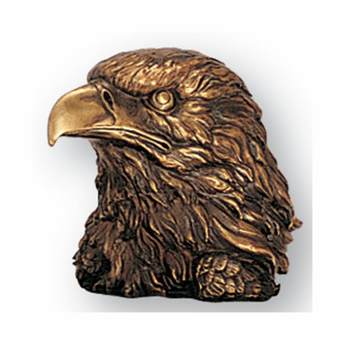 4-1/2 ANTIQUE BRASS EAGLE HEAD