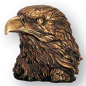 4-1/2 ANTIQUE BRASS EAGLE HEAD