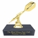 4-1/2 INCH DART TROPHY ON BLACK MARBLE BASE