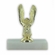 4-1/2 INCH SOARING EAGLE TROPHY ON WHITE PLASTIC BASE