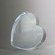 4-1/2 X 4-1/2 INCH OPTICAL CRYSTAL HEART 