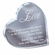 4-1/2 X 4-1/2 INCH OPTICAL CRYSTAL HEART 