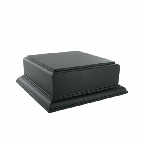 4-1/2 X 4-1/2 X 2-1/8 BLACK BASE FOR CUP OR BOWL