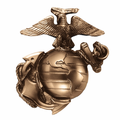 4-1/2 x 5-1/2" MARINE CORPS PLAQUE MOUNT DIE CAST 