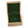 4-1/4 x 4-3/4 x 2-3/4 HARD WOOD KEEPSAKE BOX