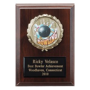 4-1/4 X 6 INCH PLAQUE WITH BLACK EMBOSSED PLATE, PLASTIC WREATH  TAKES INSERT