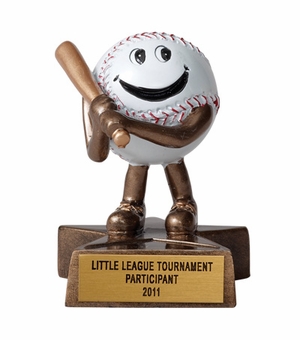 4 INCH BASEBALL RESIN TROPHY