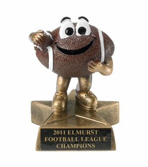 4 INCH FOOTBALL RESIN TROPHY