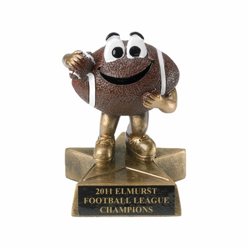 4 INCH FOOTBALL RESIN TROPHY