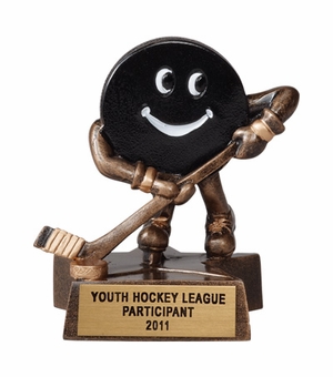 4 INCH HOCKEY RESIN TROPHY