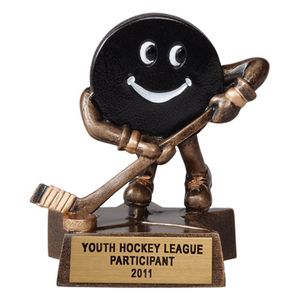 4 INCH HOCKEY RESIN TROPHY