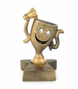 4 INCH RESIN LOVING CUP TROPHY WITHOUT PLATE