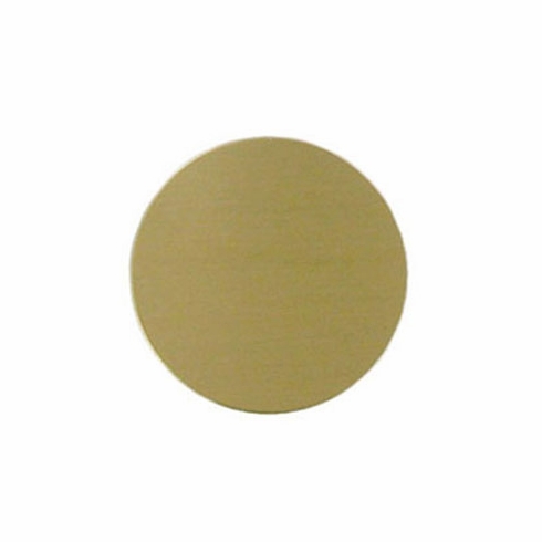 4 INCH SATIN BRASS DISC