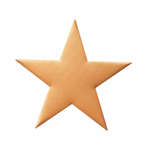 4 INCH SATIN BRASS SHAPE STAR