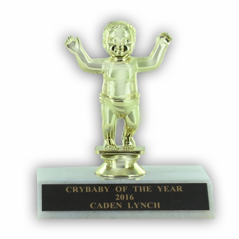 4 INCH STANDING BABY ON WHITE PLASTIC BASE