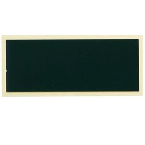 4 X 1 3/4 BLACK SCREENED PLATE