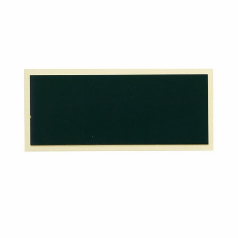 4 X 1 3/4 BLACK SCREENED PLATE