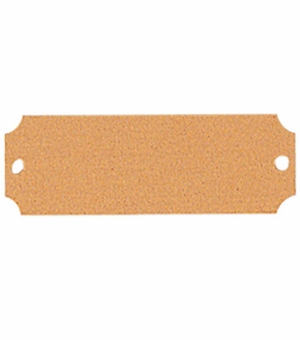 4 X 1 Inch Satin Brass Plate