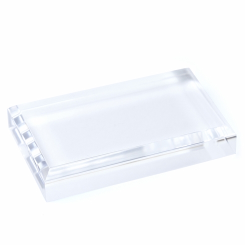 4 x 2-1/4 INCH ACRYLIC RECTANGLE PAPERWEIGHT