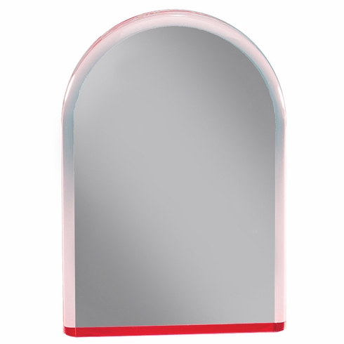 4 x 6 ARCHED ACRYLIC RED REFLECTIVE MIRROR AWARD