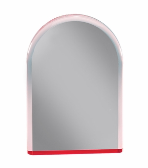 4 x 6 ARCHED ACRYLIC RED REFLECTIVE MIRROR AWARD