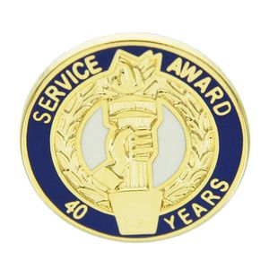 40 YEARS OF SERVICE AWARD PIN