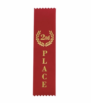 4TH PLACE YELLOW SATIN RIBBON