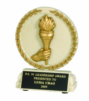5-1/2 INCH ACHIEVEMENT STONE RESIN TROPHY