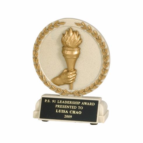 5-1/2 INCH ACHIEVEMENT STONE RESIN TROPHY