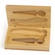 5-1/2 INCH BAMBOO WOOD TWO PIECE WINE TOOL KIT