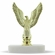 5-1/2 INCH HEIGHT MAJESTIC EAGLE TROPHY ON WHITE MARBLE BASE