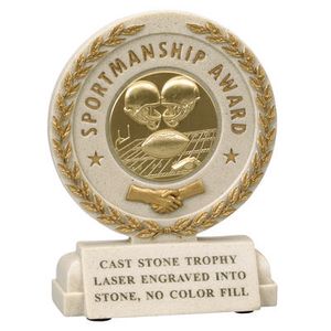 5-1/2 INCH SPORTSMANSHIP RESIN TROPHY WITHOUT PLATE
