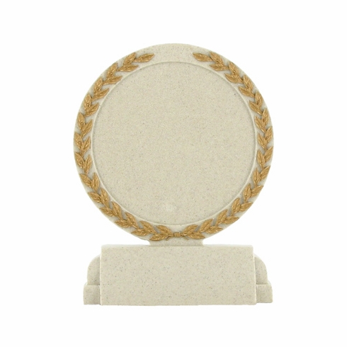 5-1/2 INCH STONE RESIN TROPHY PLAIN CENTER